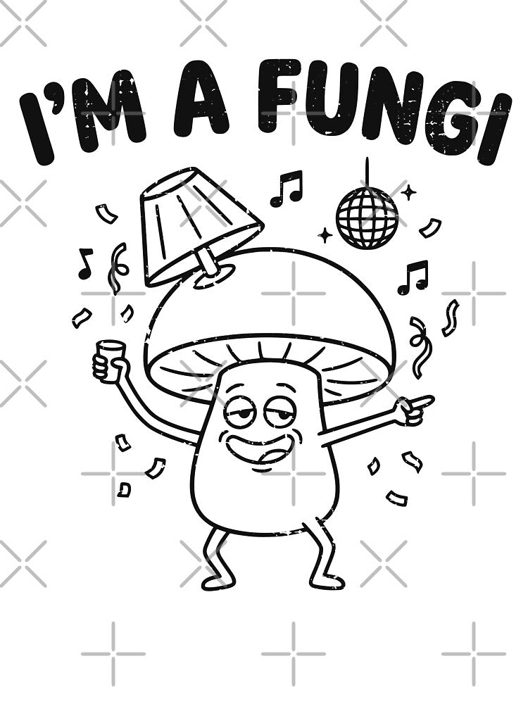 I'm A Fungi Funny Mushroom Pun Party Shirt by Tees The Day