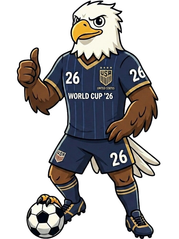 Proud USA Soccer Bald Eagle Mascot - Team US '26 by _ZENTAY_