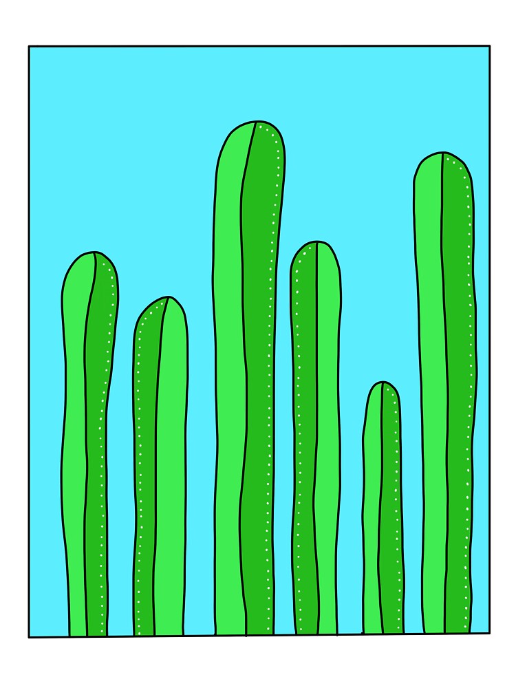 Cute Cactus Design #11: Underwater Cacti by DreamCactus