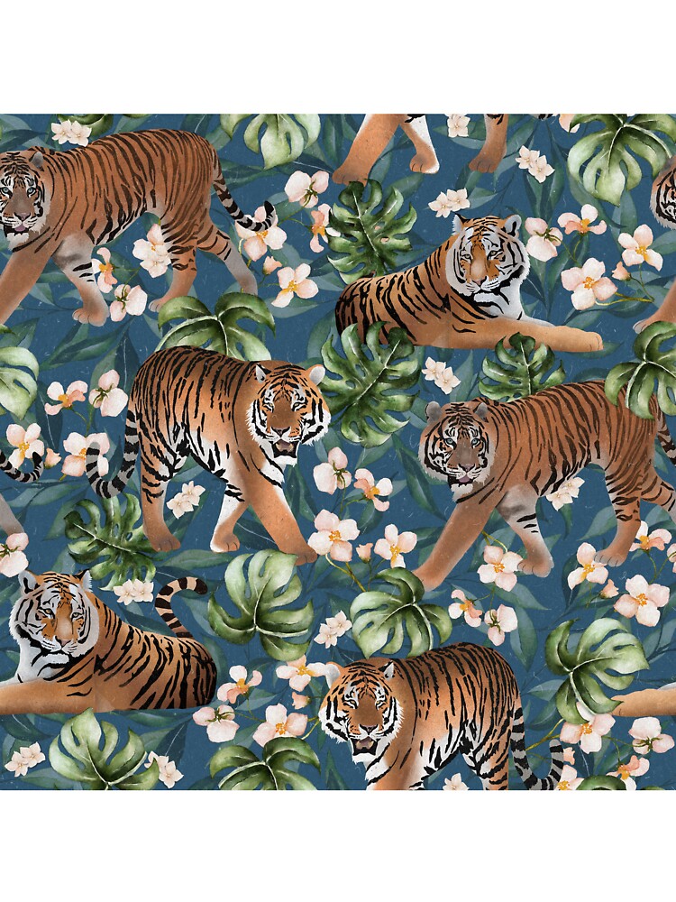 Tiger pattern collection by Hollyroseart