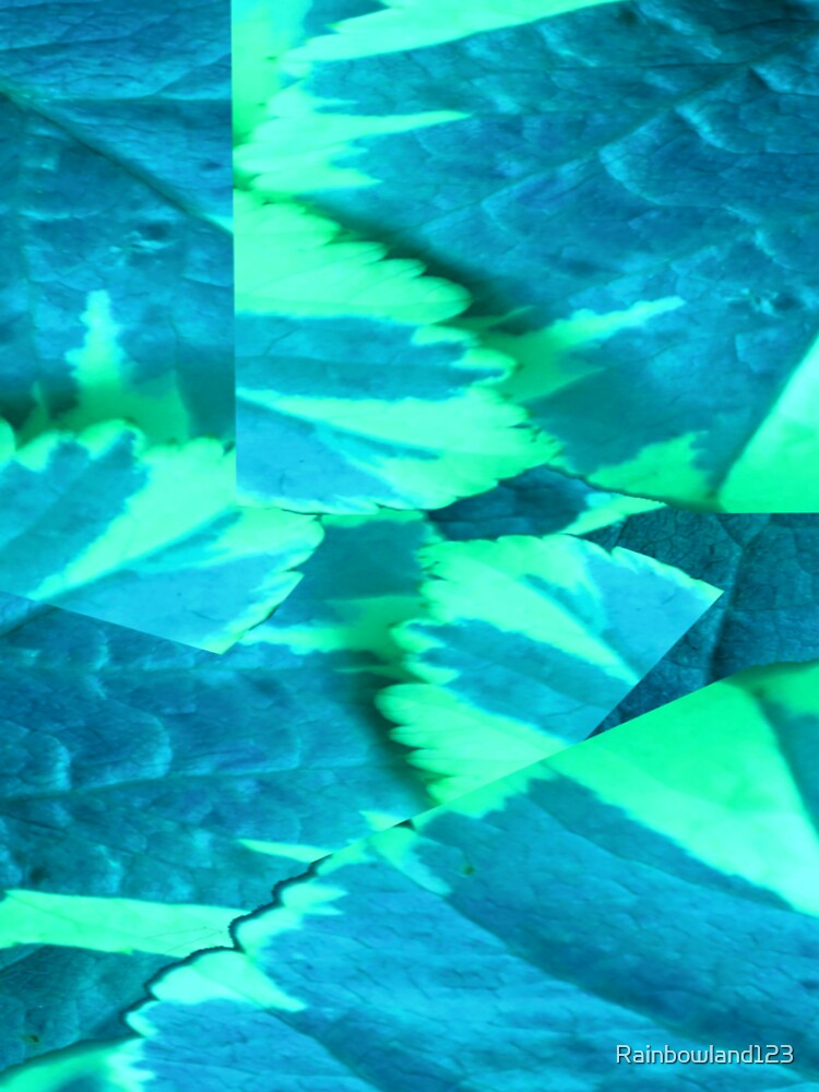 Beautiful Blue Leaf by Rainbowland123