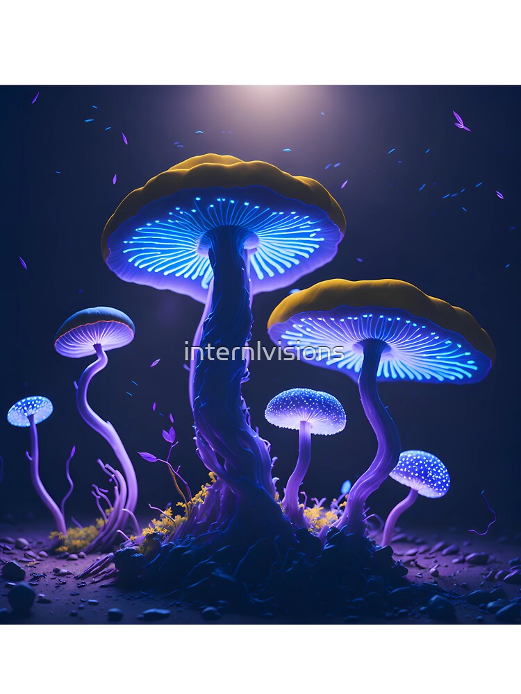 Magic Mushroom Illumination - Mushrooms by internlvisions