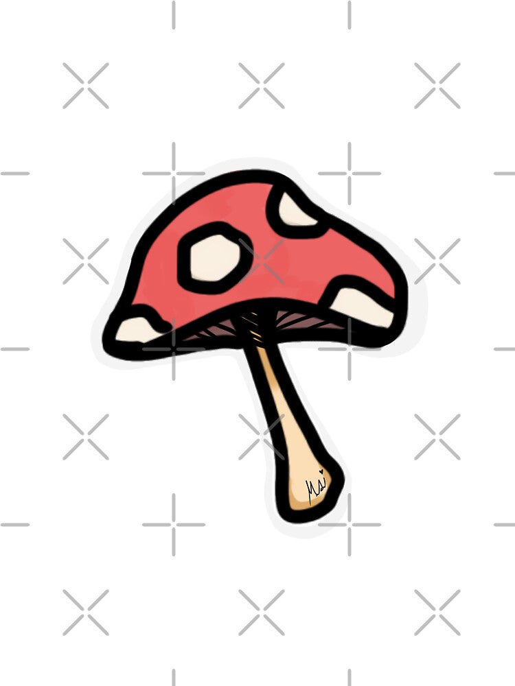 Little Art Mushroom friend sticker by Madisdumbstuffs