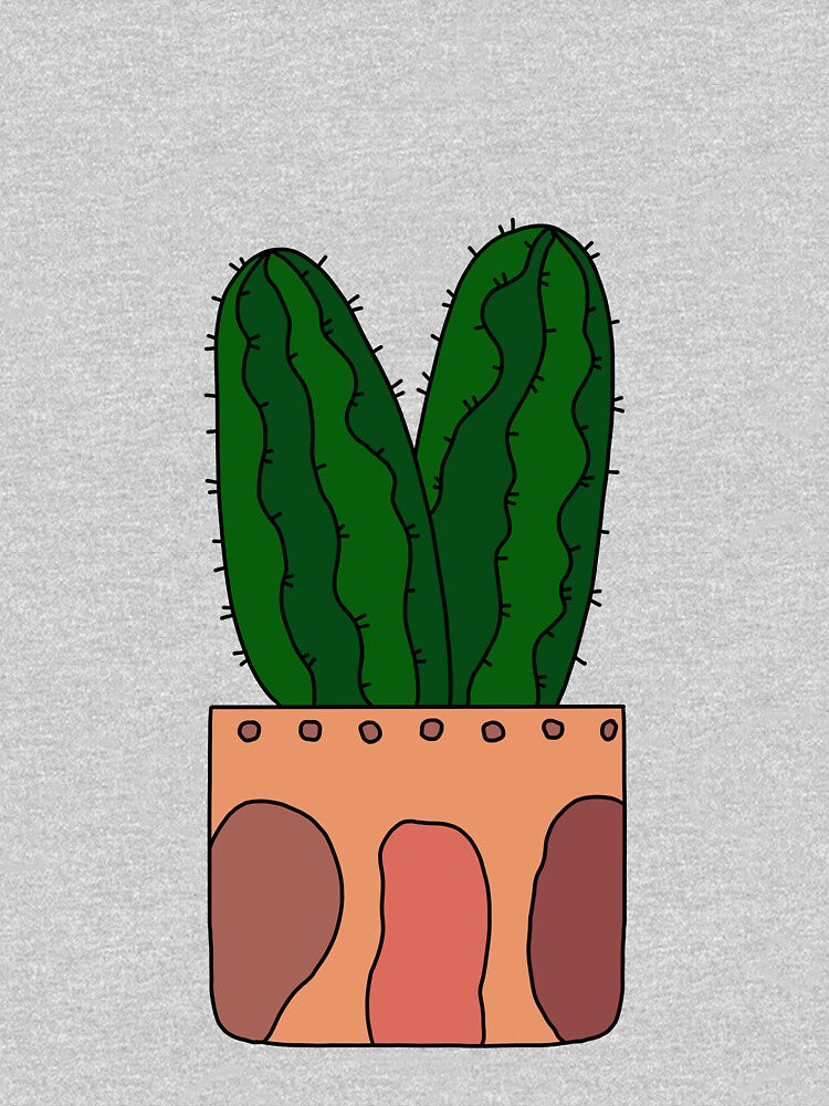 Cute Cactus Design #74: Earthy Cactus Friends by DreamCactus