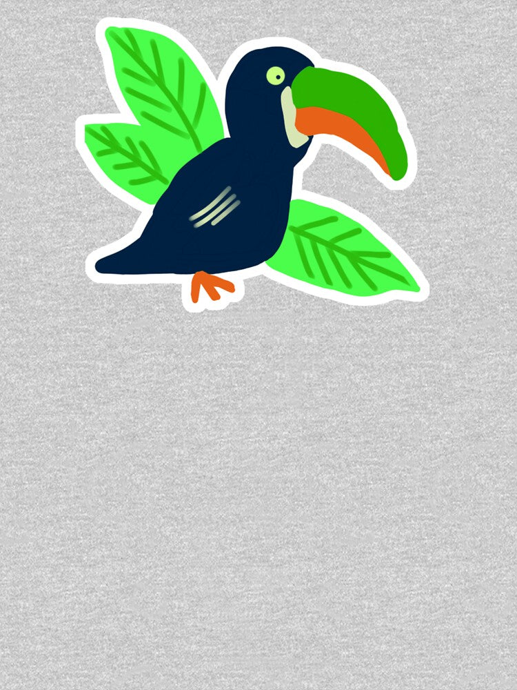Tropical Toucan and Leaves by DanielleGensler