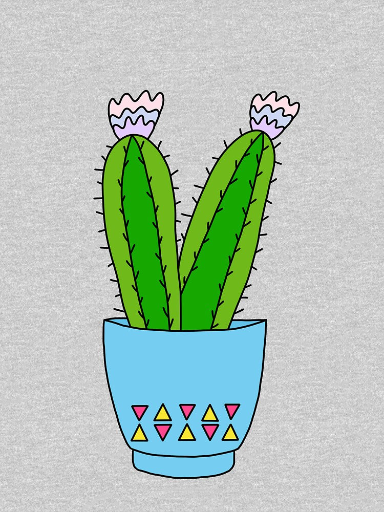 Cute Cactus Design #102: Cacti Flowering At The Same Time by DreamCactus