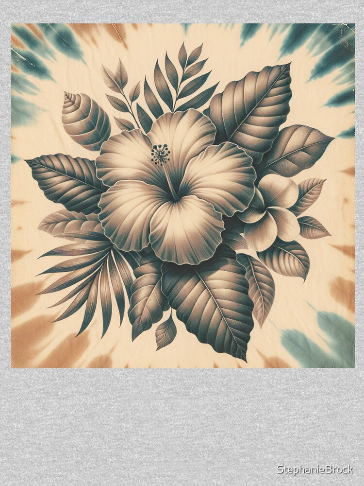 Retro Tropical Tie Dye 3 by StephanieBrock
