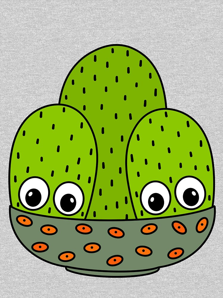 Cute Cactus Design #309: Cacti Bunch In A Bowl Planter by DreamCactus