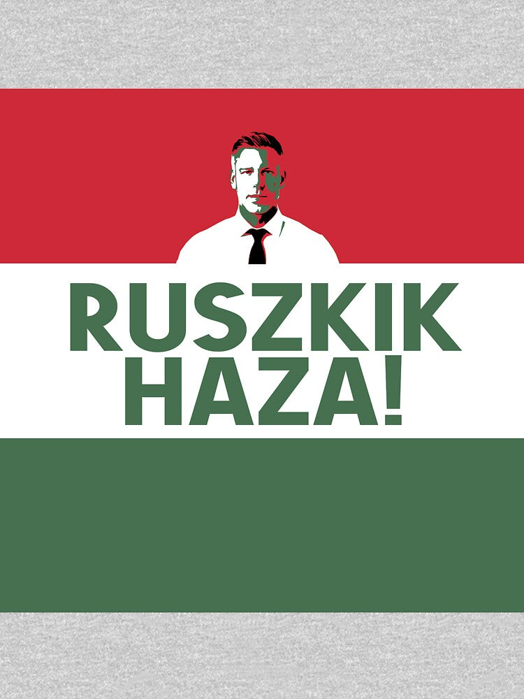 Ruszkik Haza! Magyar on the flag by Happie Kids