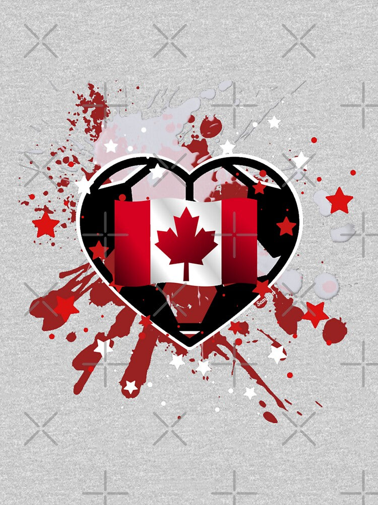Canada Flag Soccer Heart by artbyomega