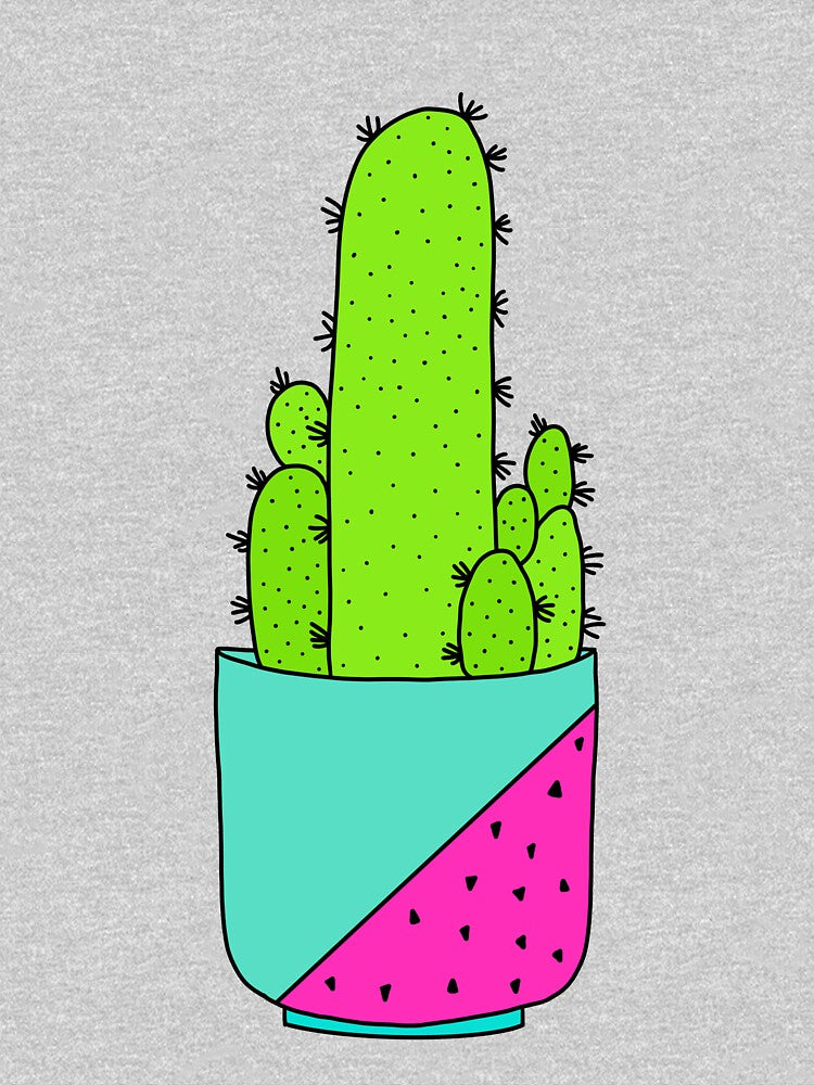 Cute Cactus Design #174: Cacti In A Nice Pot by DreamCactus