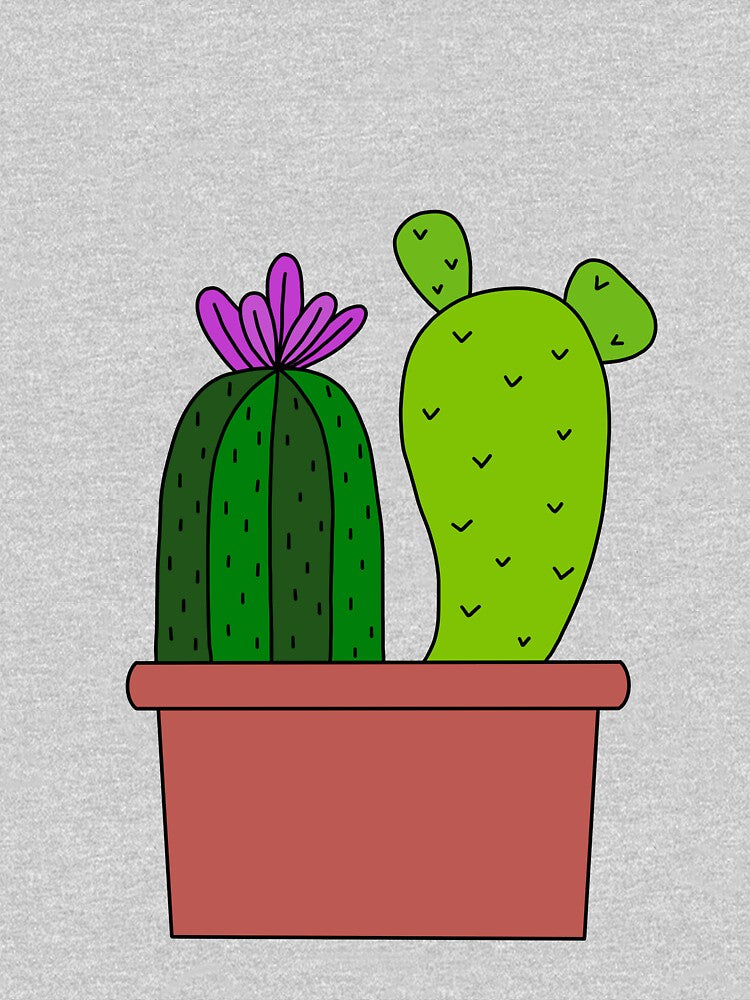 Cute Cactus Design #72: 2 Types Of Cactuses Sharing 1 Pot by DreamCactus
