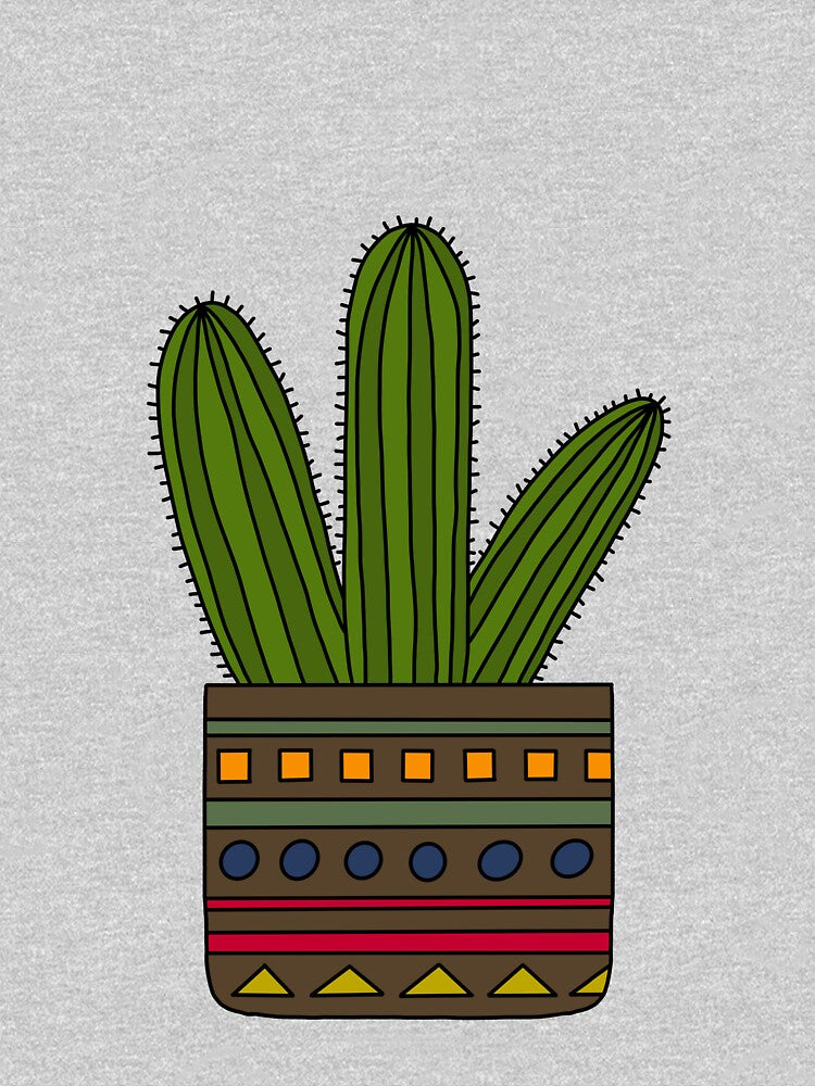 Cute Cactus Design #103: Dark Green Cacti by DreamCactus