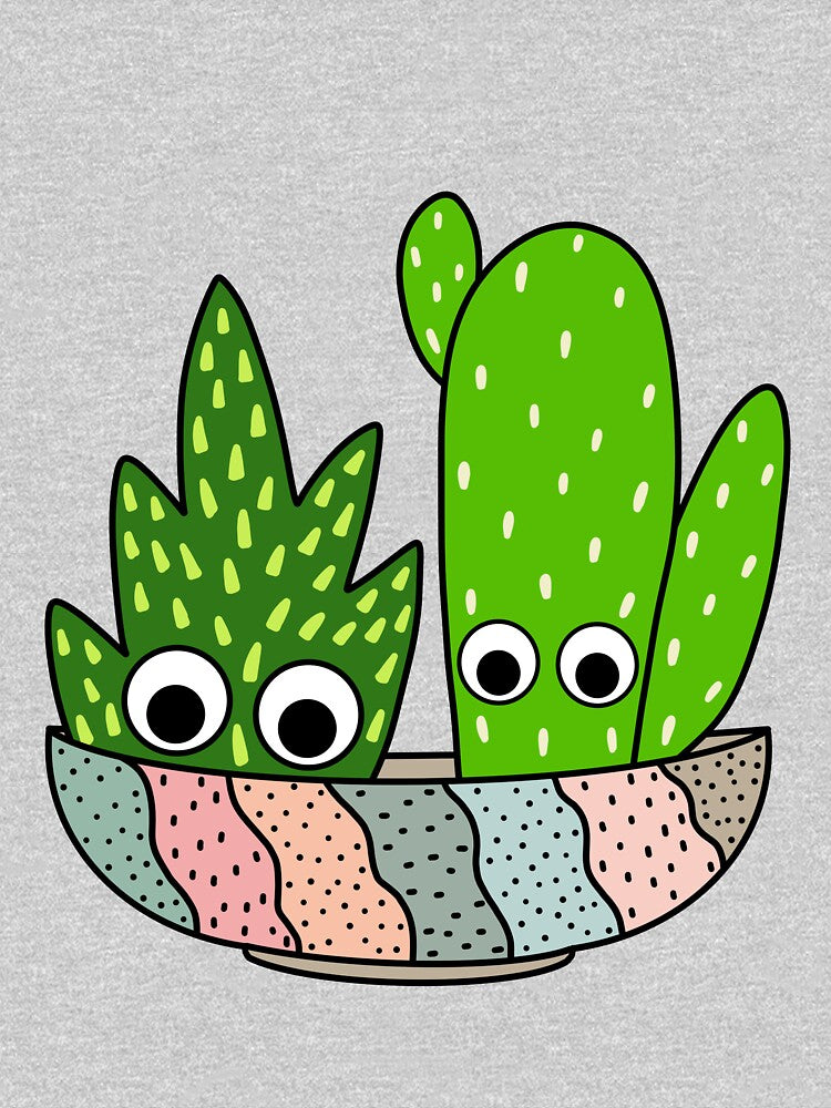 Cute Cactus Design #213: Cacti Arrangement In A Nice Planter Bowl by DreamCactus