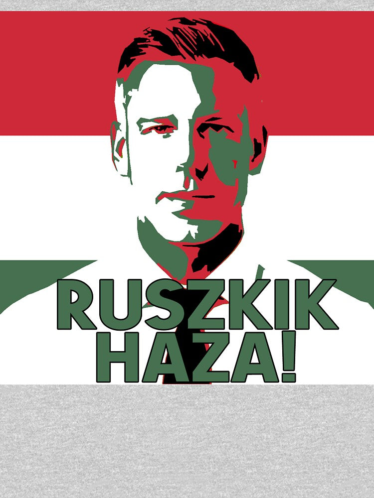 Ruszkik Haza! with Magyar and flag by Happie Kids