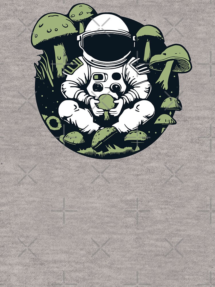Astronaut Mushroom Aesthetic Sticker Vintage by estudiopublik