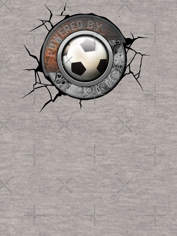 Steampunk Engine Powered By Soccer Sport Passion by onicon