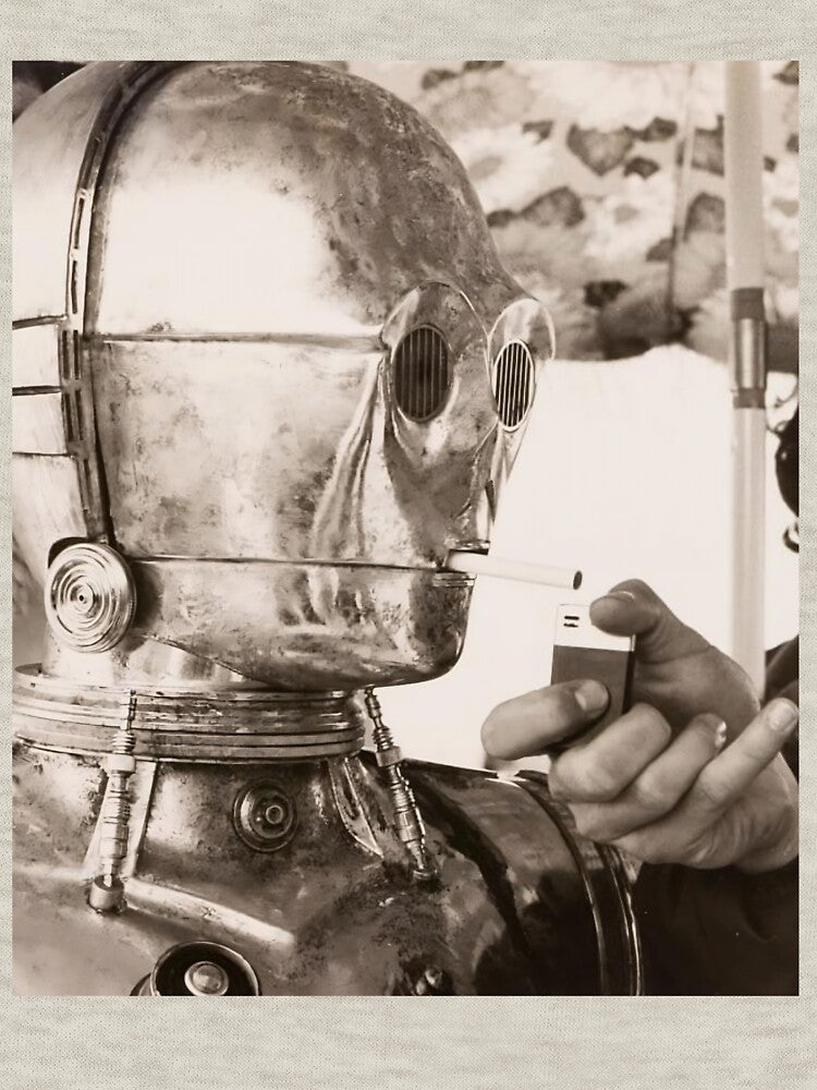 C3po smoking by LUNAEBAND