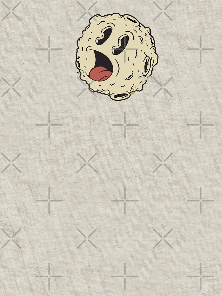 Retro Moon Face by The  Qash