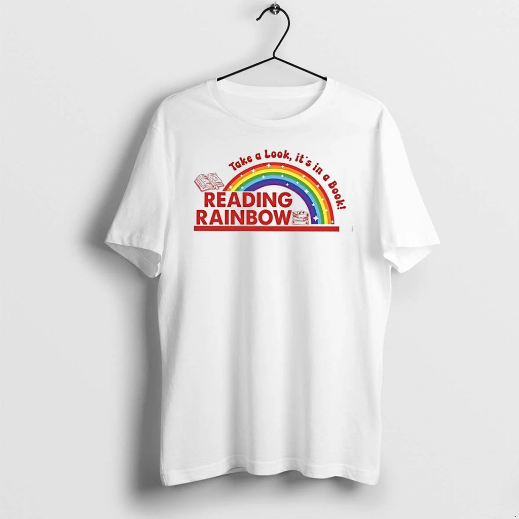 Rainbow Take A Look Its In A Book Reading Bookworm 0 Tshirts Sweater