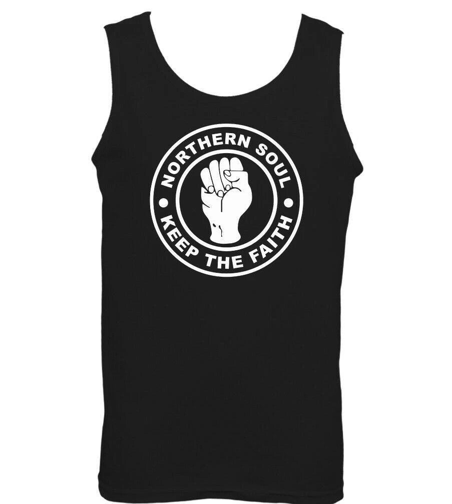 Northern Soul Keep The Faith Mens Music Vest Dance Motown MOD Scooter