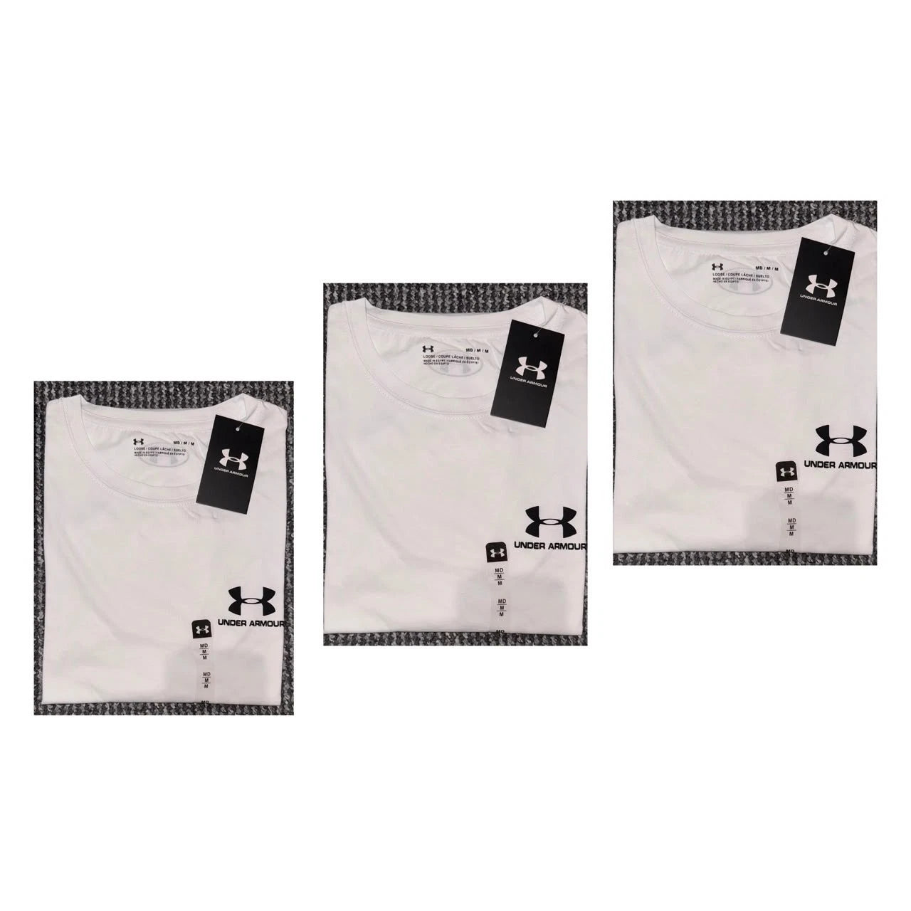 PACK of 1,2,3 Under Armour Trainer UA Mens Cotton Short sleeve Crew Neck T Shirt