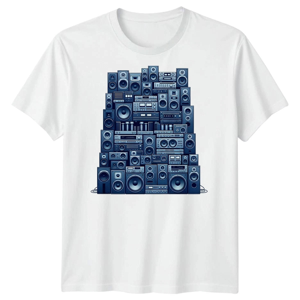 Audio Speakers Audio Equipment Music Mens T-Shirt Hifi Sound System