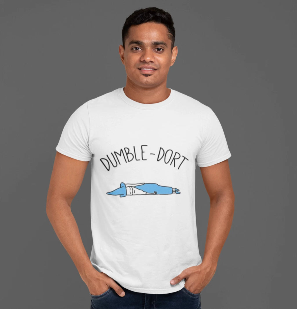 Men's Short Sleeve T-Shirt White DUMBLE DORT