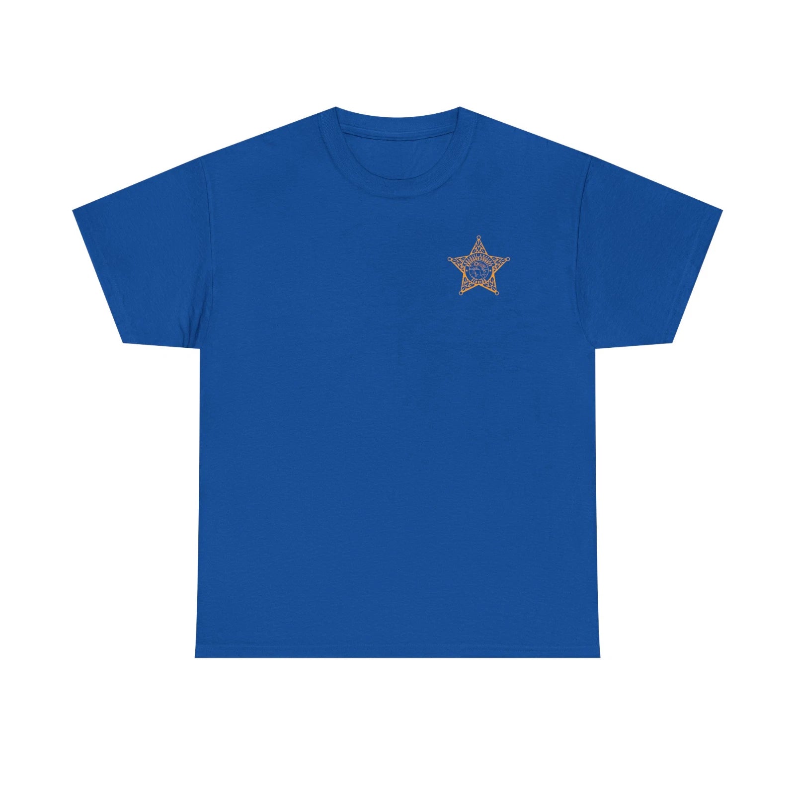 POLICE County Sheriff Brevard Florida-  Custom Men's Back and front  T-Shirt Tee