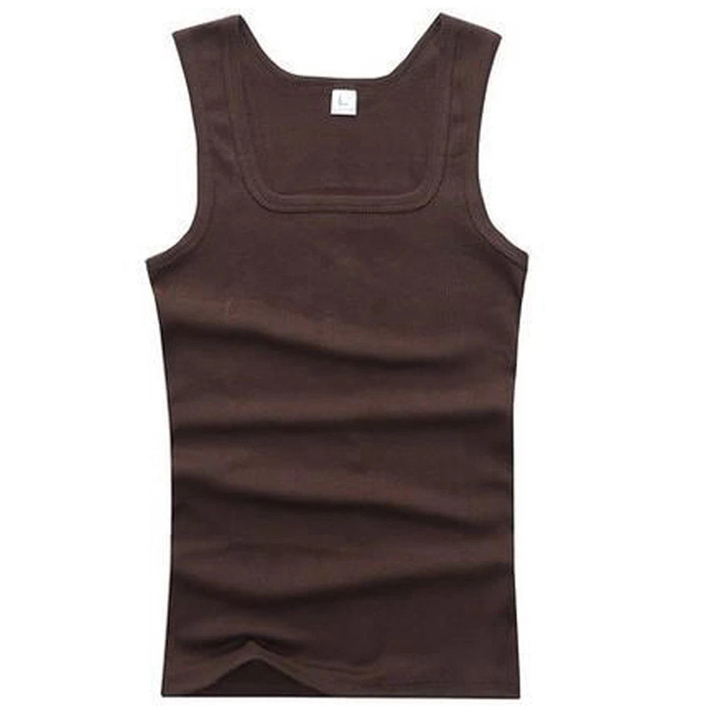 Men's T shirt Casual Tank Tops Summer Bodybuilding Sleeveless Vest Gym Fitness
