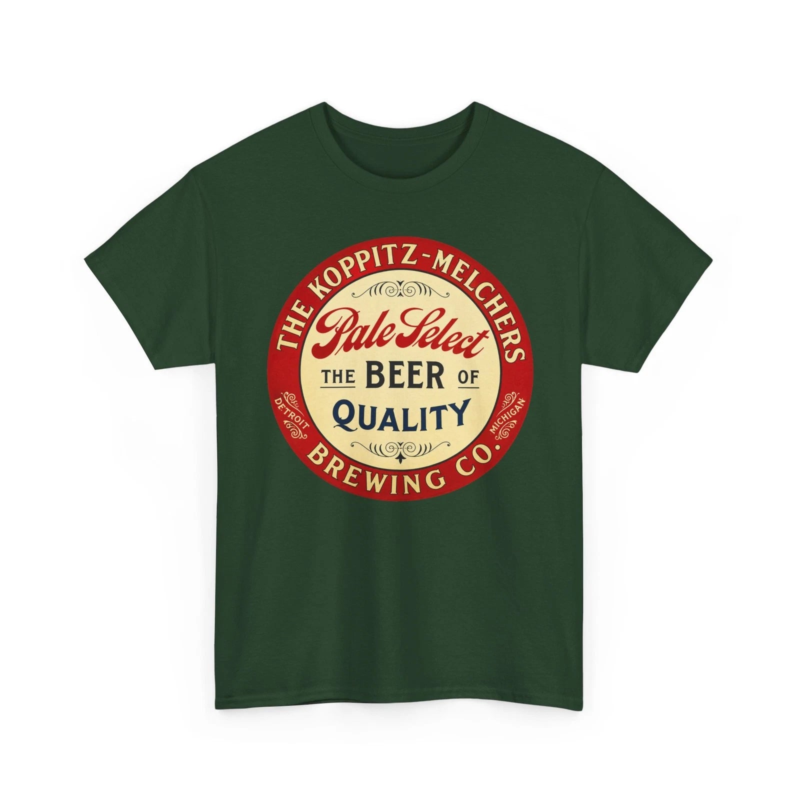 Koppitz-Melchers Brewing Co Detroit MI Pale Select Beer Retro Breweriana T-Shirt