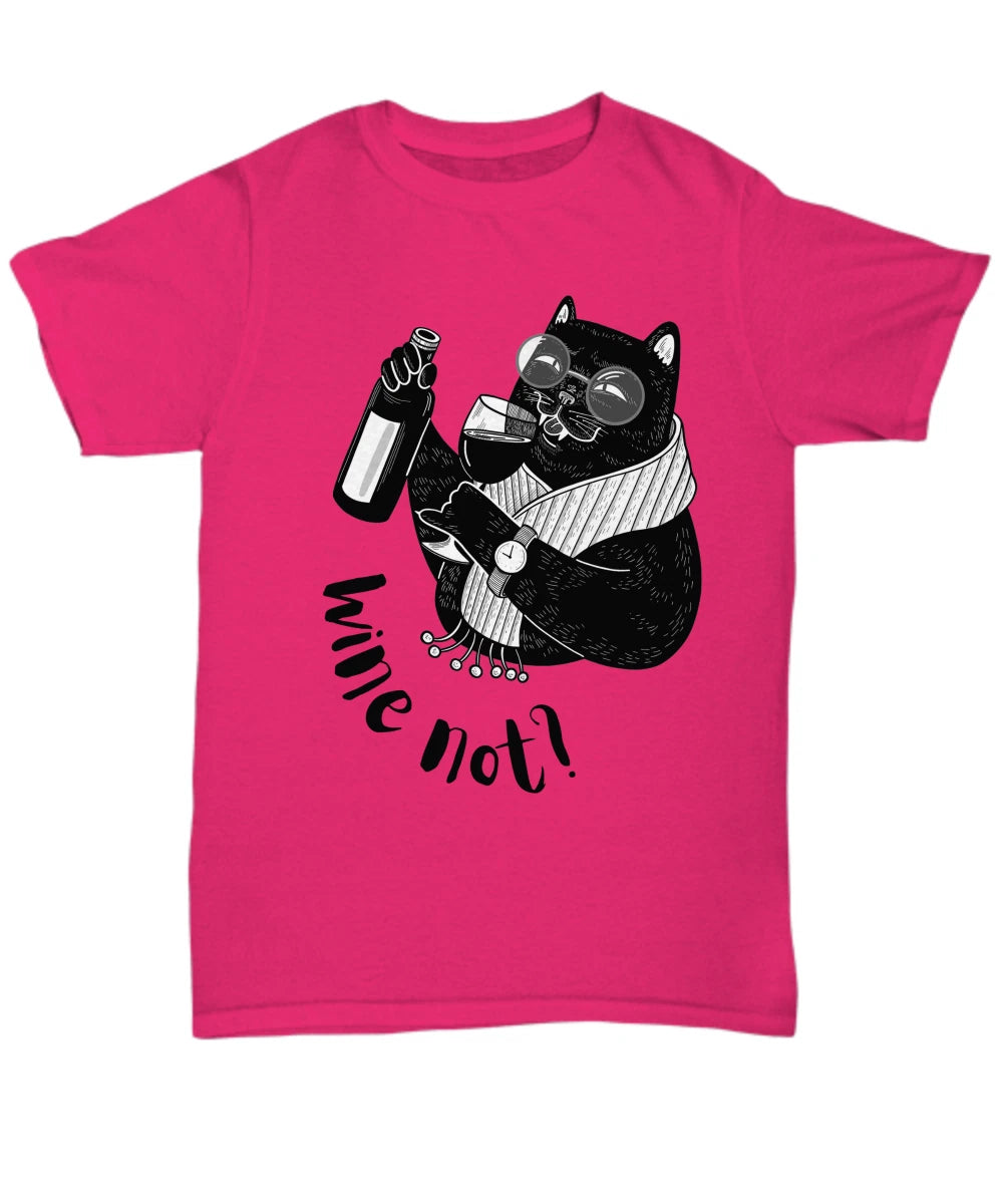 Cat Wine Not - Unisex Tee