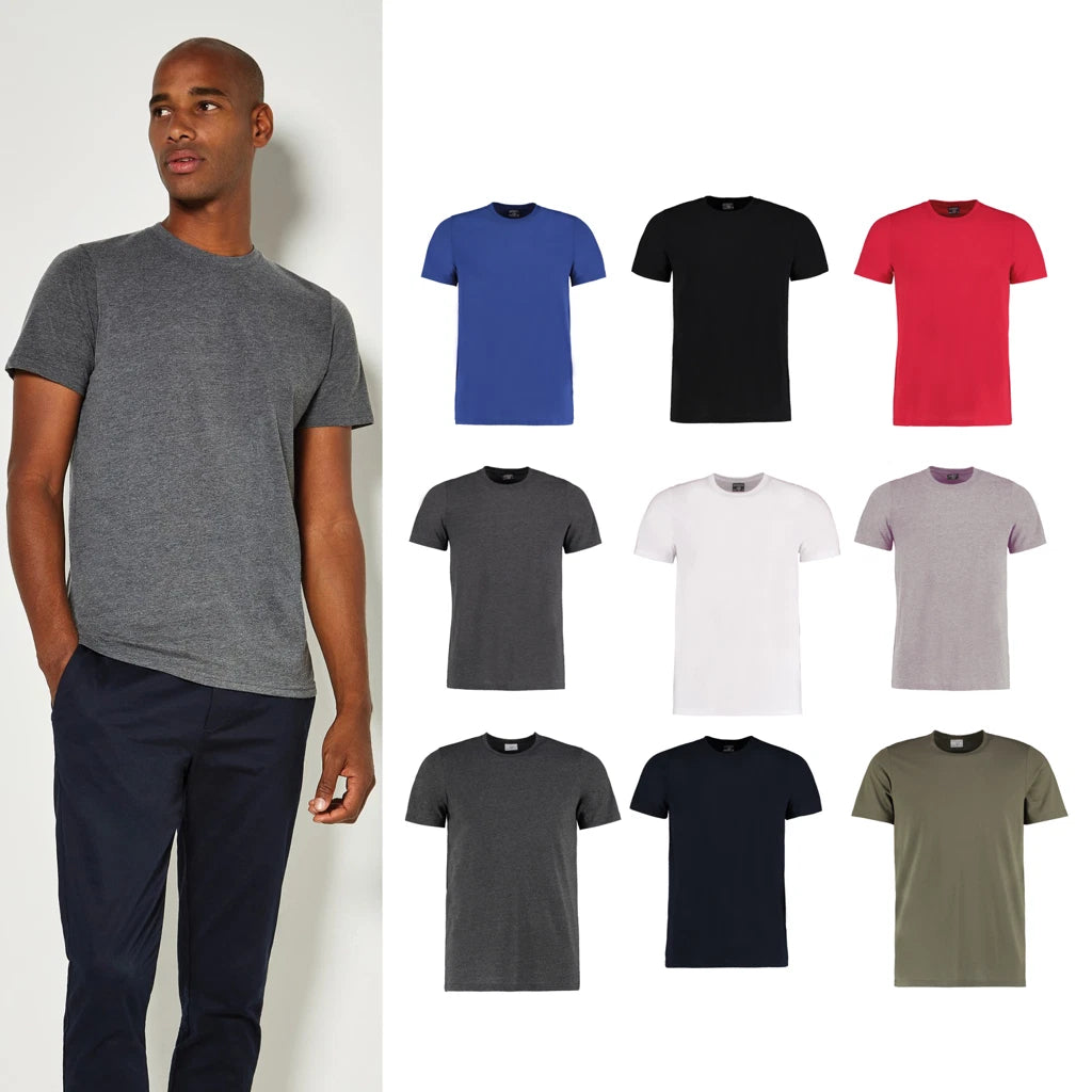 Kustom Kit Superwash® 60° t-shirt (fashion fit) - Superwash® 60°, Tear-out label