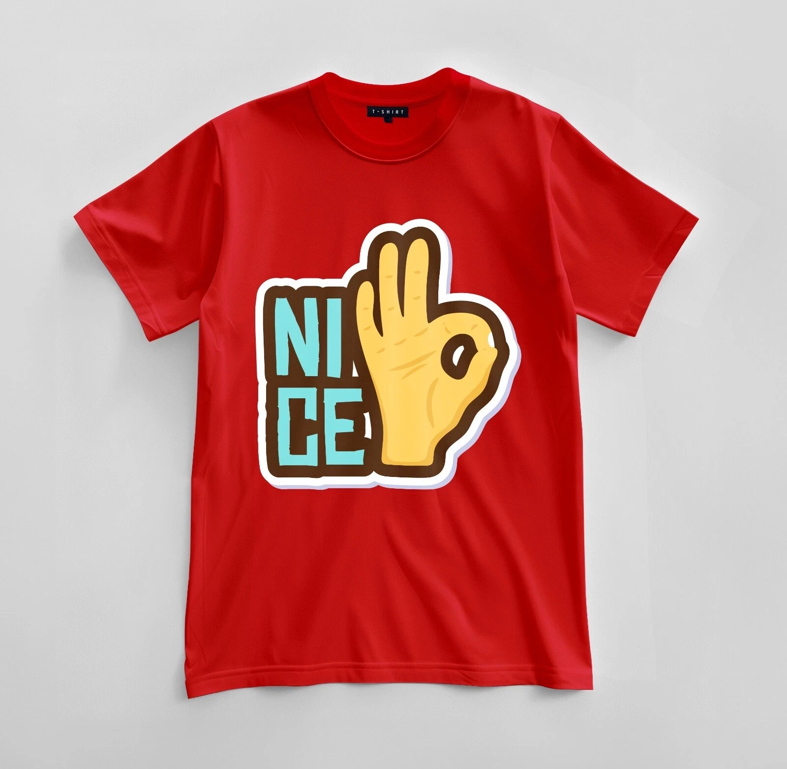 Custom Simply Nice Graphic T-shirt Design Unisex Jersey Short Sleeve Tee