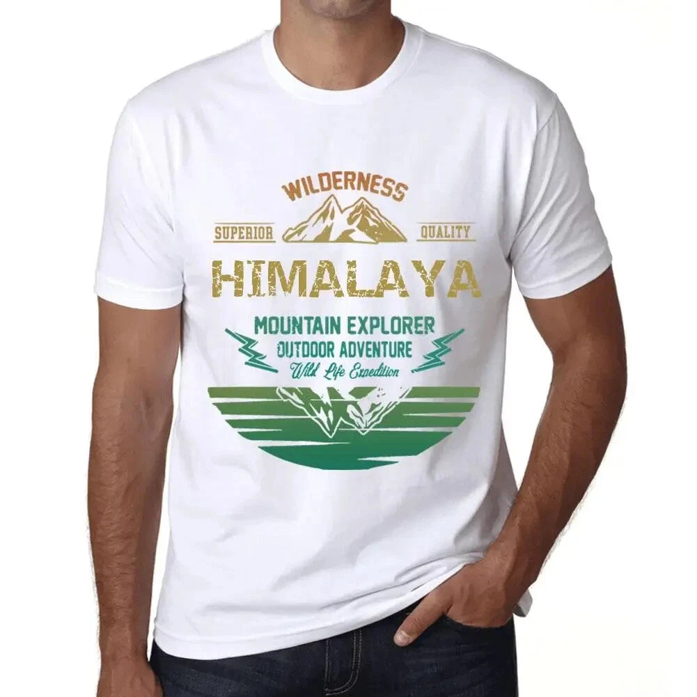 Mens Graphic T-Shirt Outdoor Adventure Wilderness Mountain Explorer Himalayas