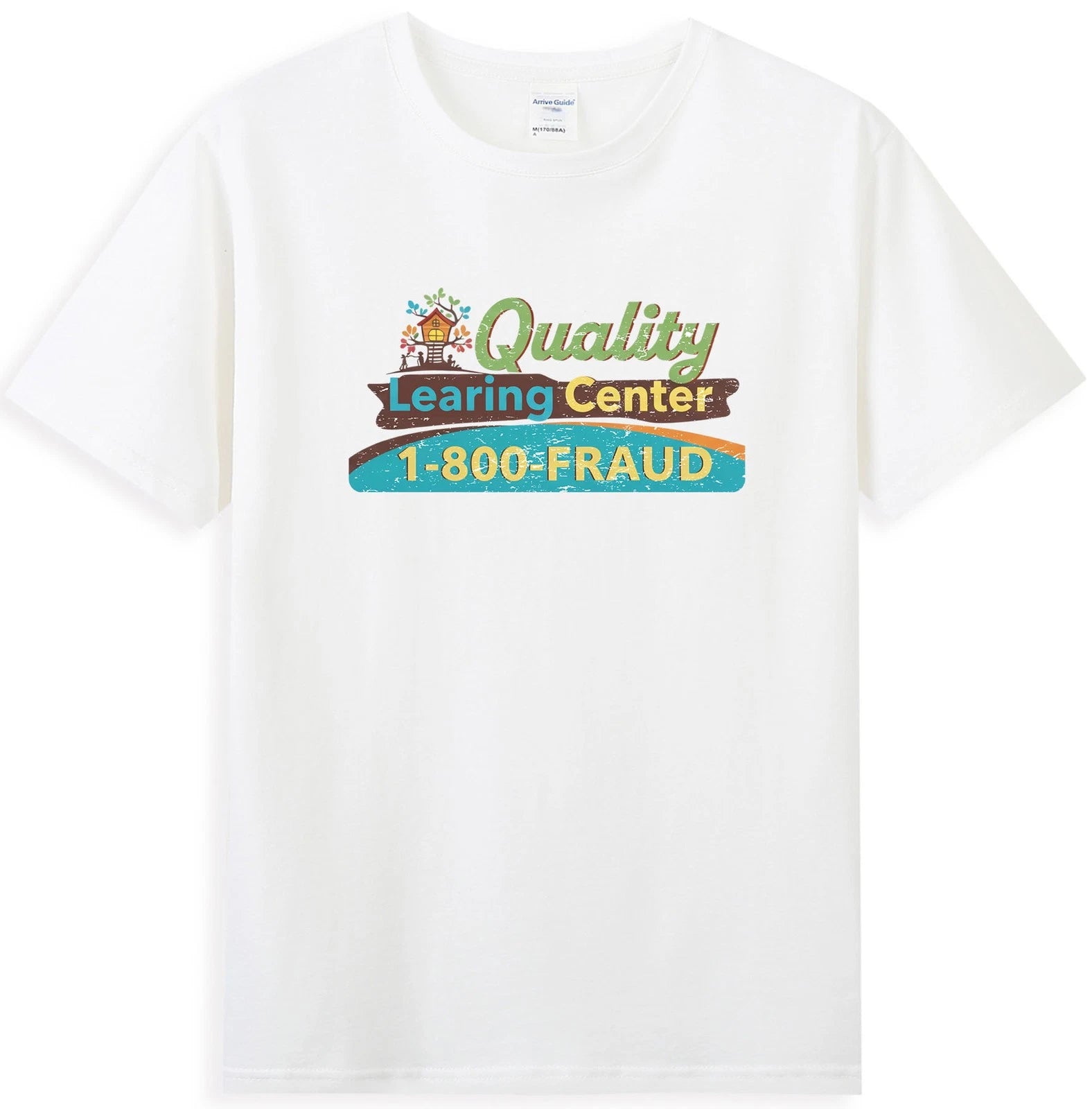 Quality “Learing” Center Funny Parody Education T-Shirt