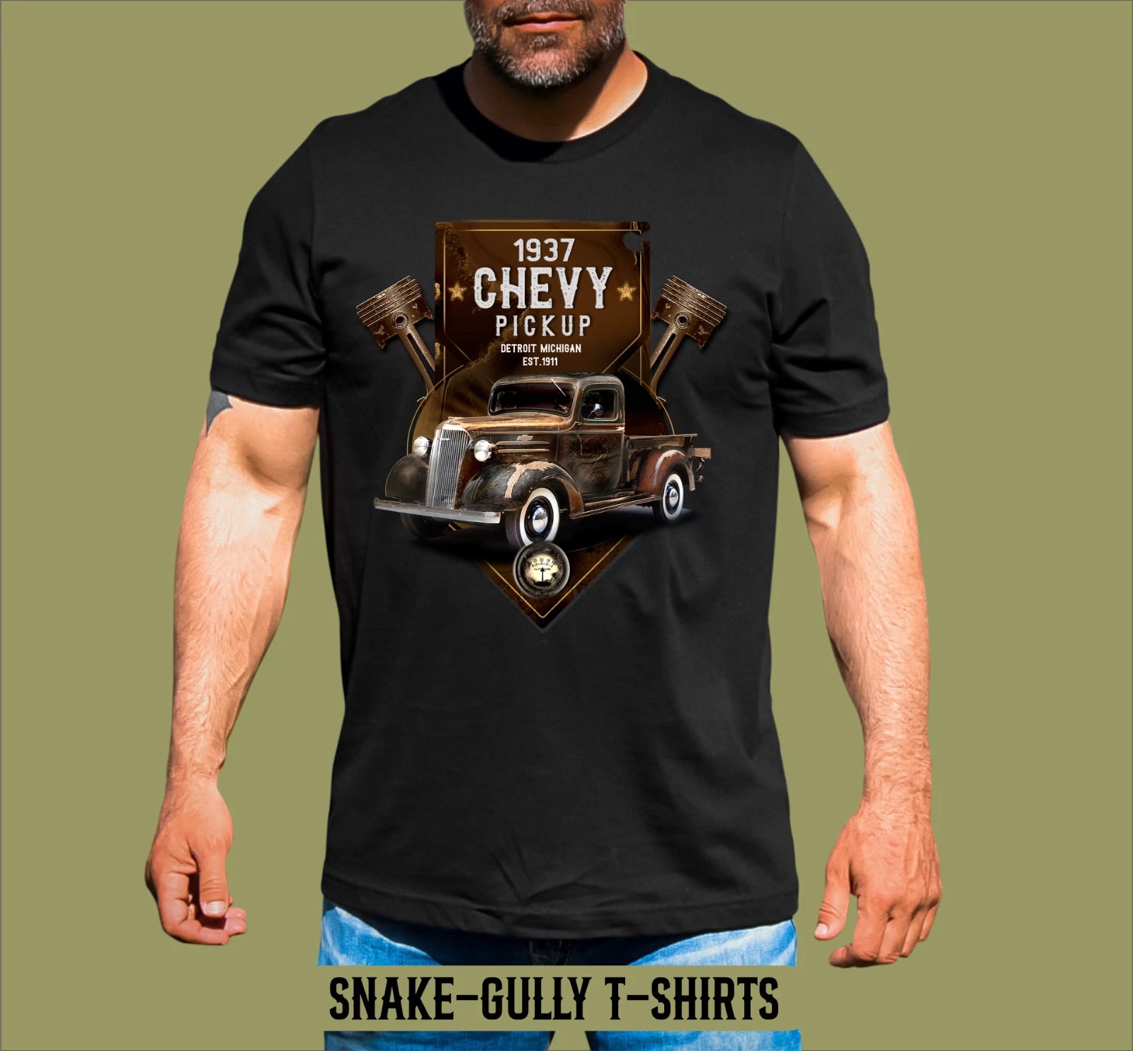 VINTAGE 1937 CHEV PICKUP TRUCK T-SHIRT