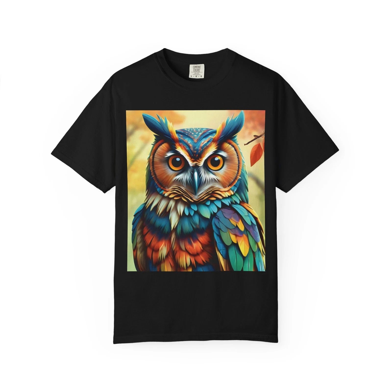 Colorful Owl Unisex T-Shirt | Nature Lover's Gift, Animal Tee, Artistic [...]