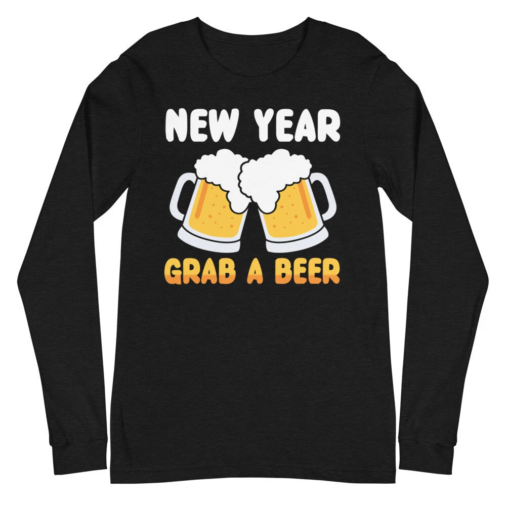 BGD New Year Grab A Beer Cute Funny Design