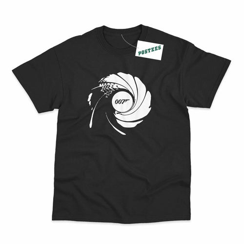 007 Barrel Inspired by Bond Printed T-Shirt