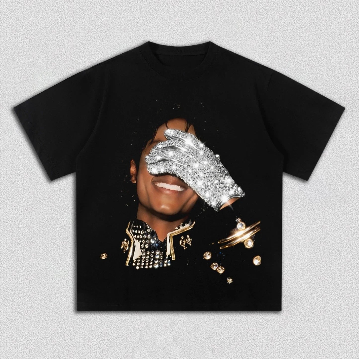 Michael Jackson Glove Graphic Tee, Music MJ King of Pop T-Shirt, a Perfect Gift