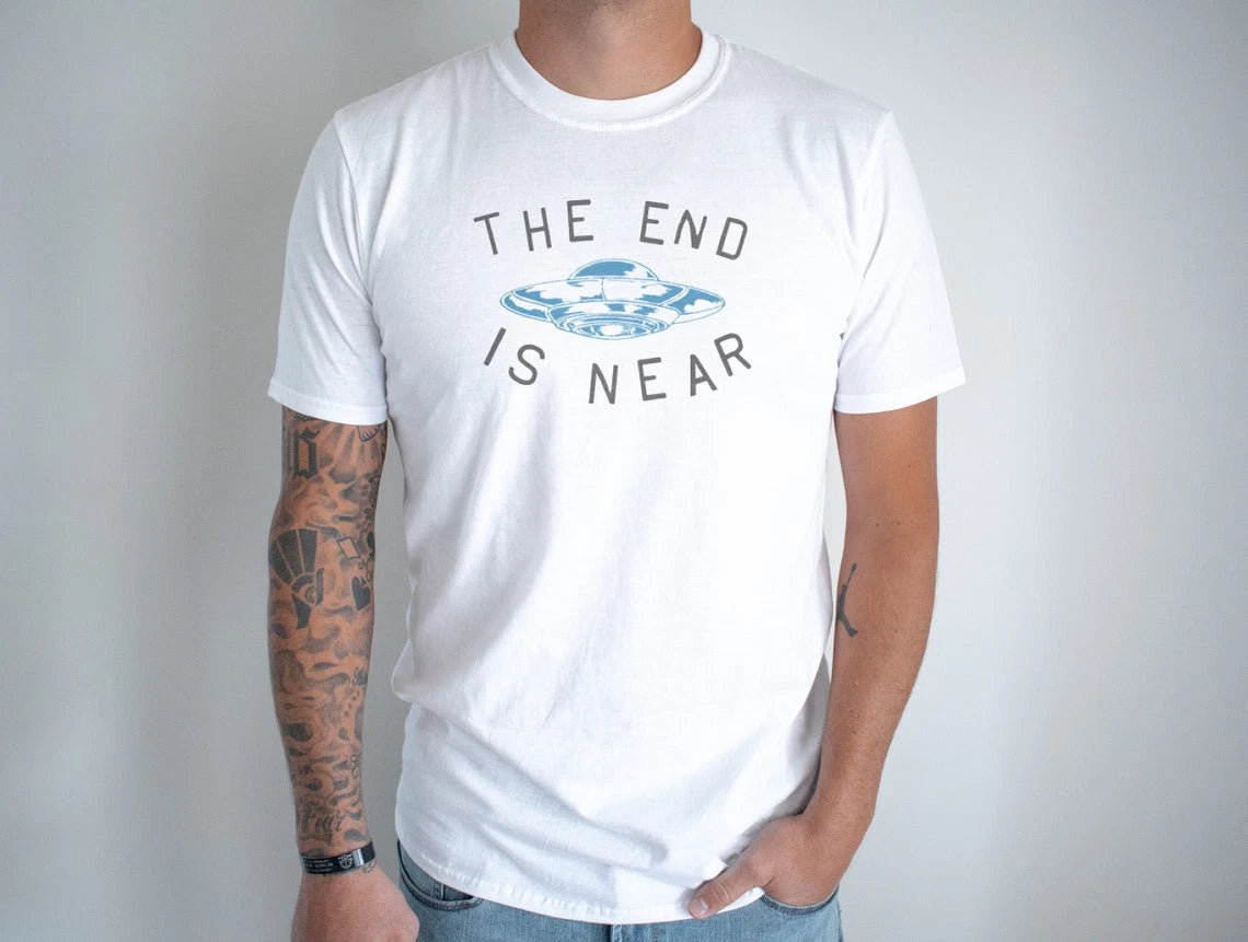 The End is Near T shirt | Vintage 90s aesthetic graphic UNISEX  t-shirt