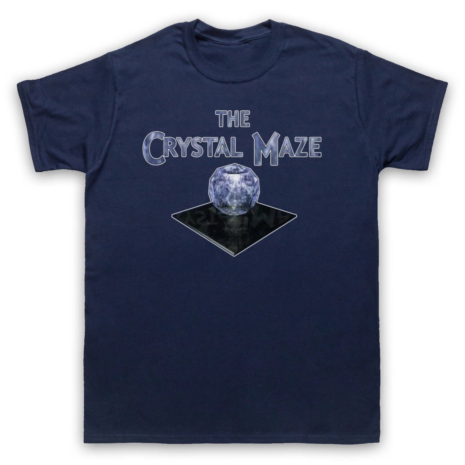 CRYSTAL MAZE UNOFFICIAL RETRO TV SHOW LOGO GAMESHOW MENS & WOMENS T-SHIRT