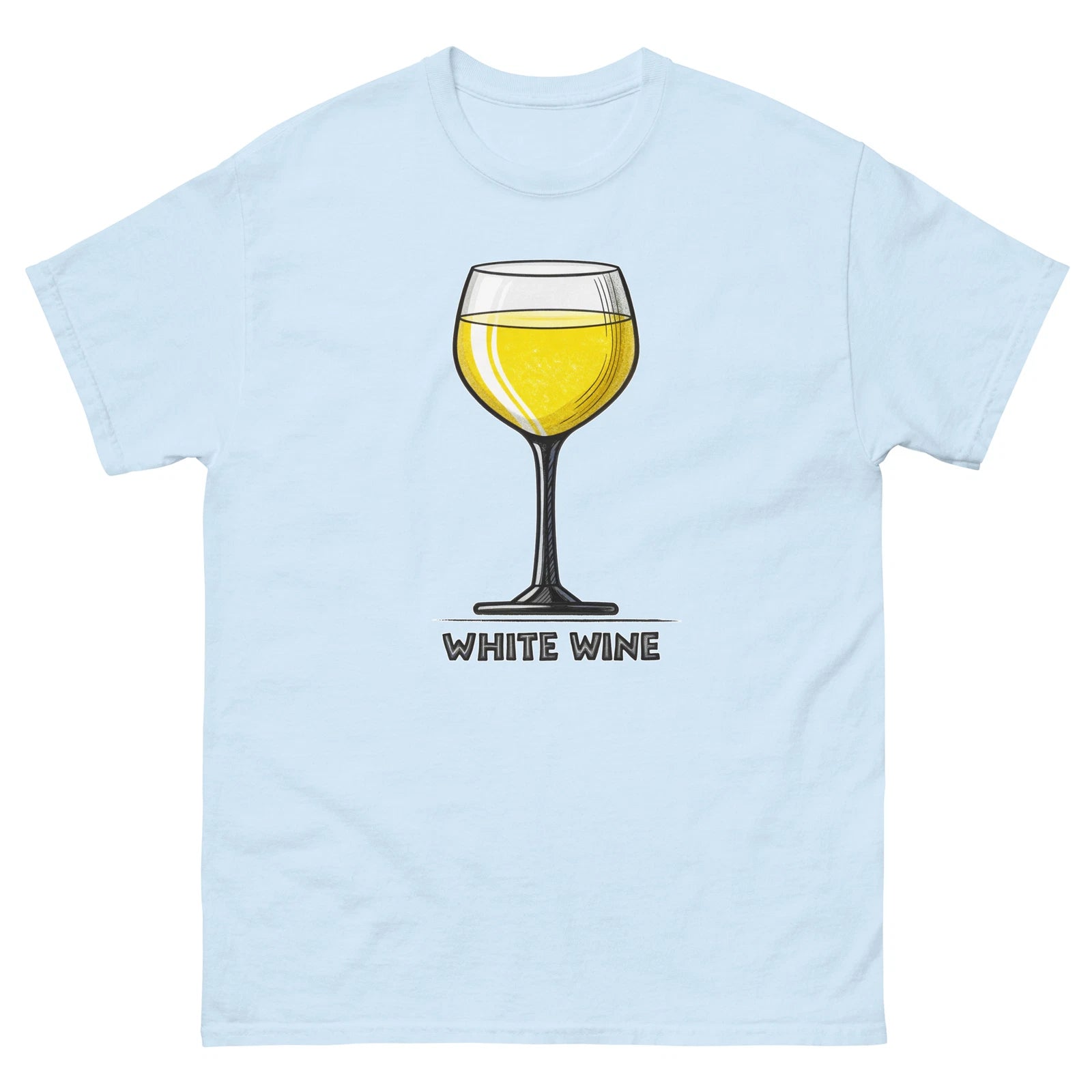 White Wine Drink Delicious Popular Beverage T-Shirt
