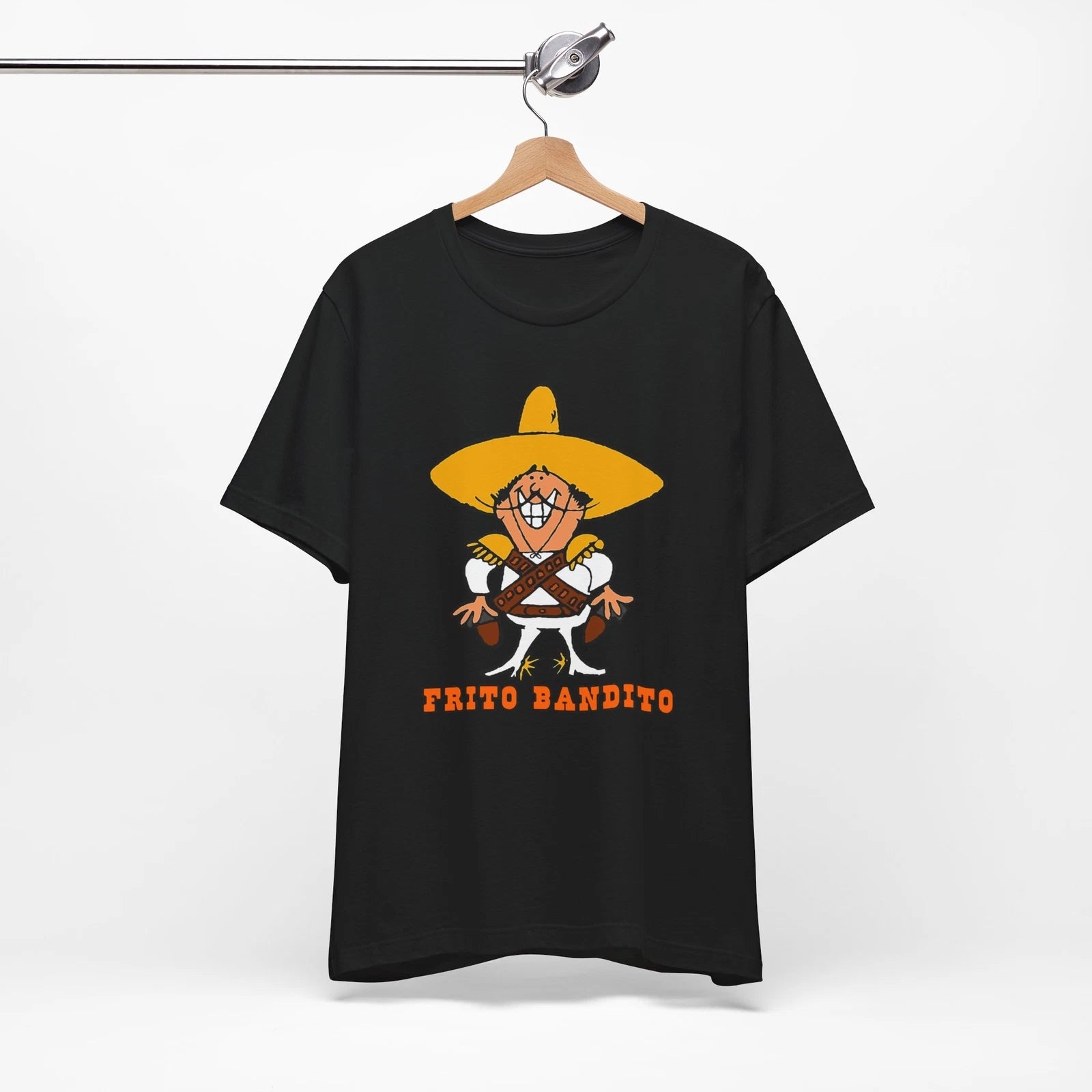 Frito Bandito T-Shirt, Classic Corn Chips Retro Vintage - Unisex Tee, Corn Chips