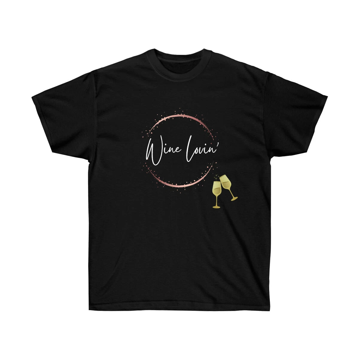 Women's Fashion Wine Drinking Tee Shirt