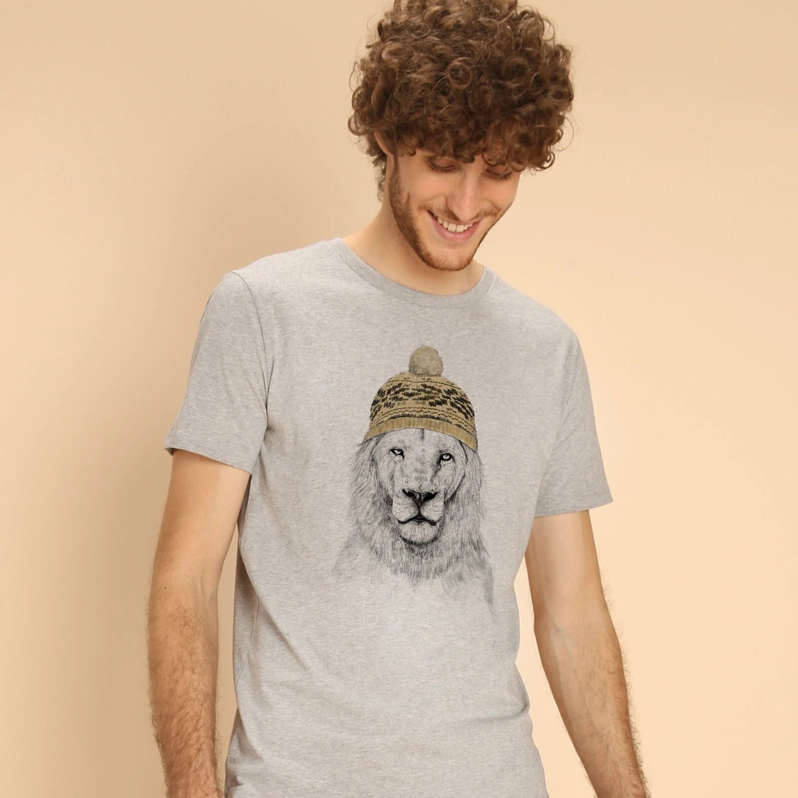 Men's Short Sleeve T-Shirt - WINTER IS COMING Gray