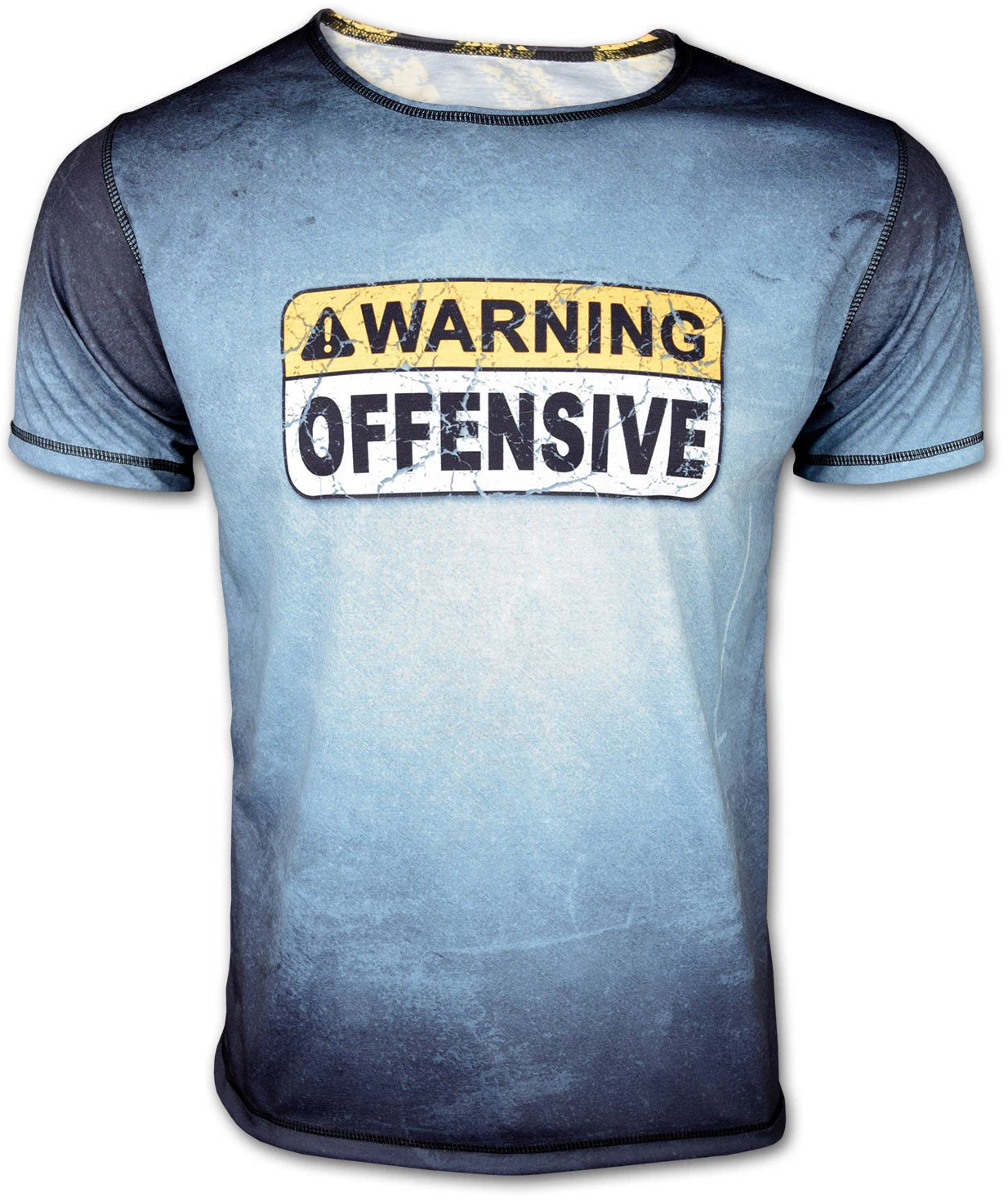Warning Offensive Logo T-Shirt Movie Movie Fan Lockout DANGER Men Men NEW!