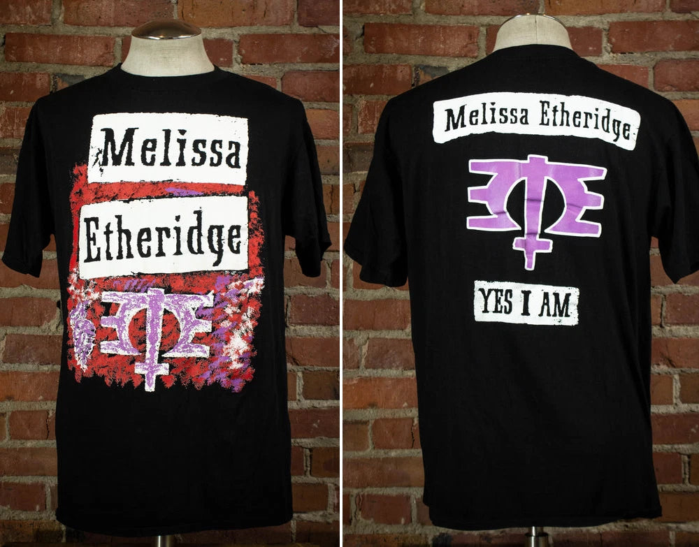 Vintage 1993 Melissa Etheridge Yes I Am Concert T Shirt Unisex