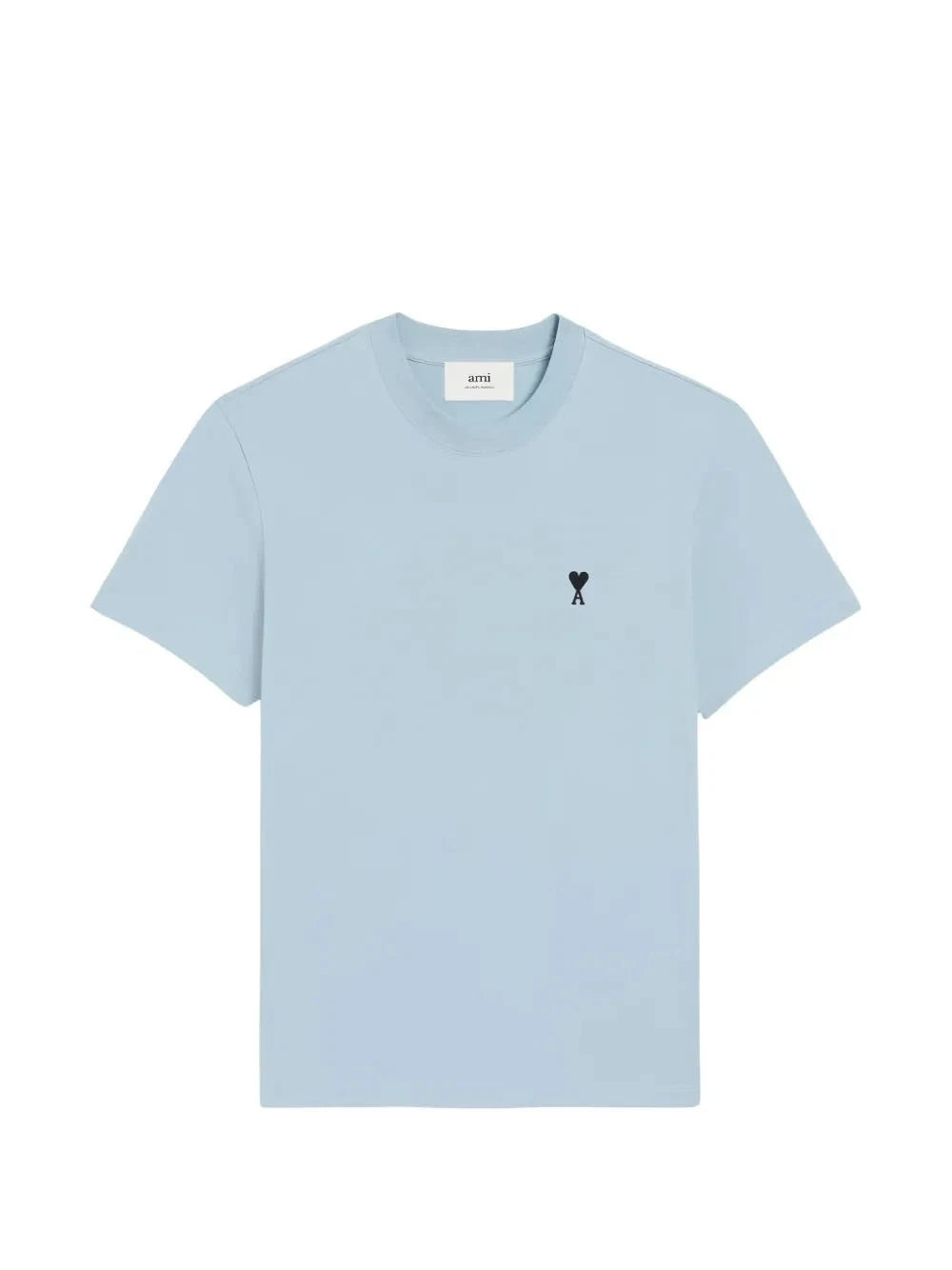 AMI De Coeur  T-Shirt HTS346.724 Embroidered Heart  Ciel £120
